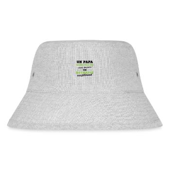 A Farmer Dad Gives an Exceptional Retiree - Stanley/Stella Recycled Bucket Hat - heather grey - Front