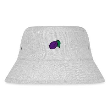 Plum - Stanley/Stella Recycled Bucket Hat - heather grey - Front
