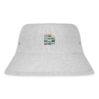 mix tape vintage - Stanley/Stella Recycled Bucket Hat - heather grey - Front