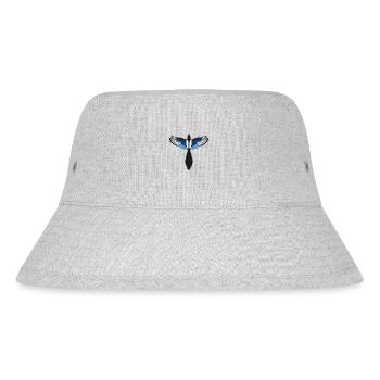 SCHWARZSCHNABEL-ELSTER-| KREATIVE | URBANE KUNSTSTOFFE - Stanley/Stella recycelter Bucket Hat - Grau meliert - Vorne
