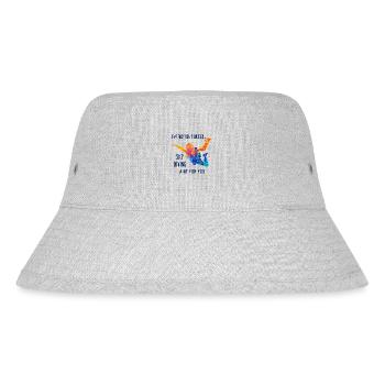Skydive Skydiver Skydiver Freefall - Stanley/Stella Recycled Bucket Hat - heather grey - Front