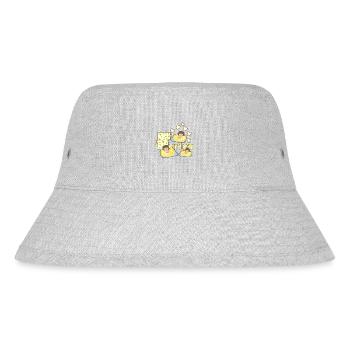 Ferien - Stanley/Stella recycelter Bucket Hat - Grau meliert - Vorne
