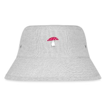 mushroom man - Stanley/Stella Recycled Bucket Hat - heather grey - Front