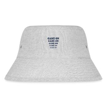 Game On Blue Fade - Stanley/Stella Recycled Bucket Hat - heather grey - Front