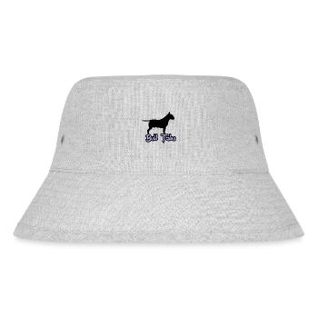 american staff, bit bull - Stanley/Stella recycelter Bucket Hat - Grau meliert - Vorne
