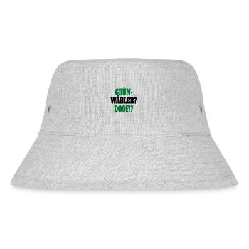 Witze Grüne Die Grünen Habeck Baerbock Partei - Stanley/Stella recycelter Bucket Hat - Grau meliert - Vorne