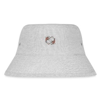 Japanese koi carp fish drawing 14035 A - Stanley/Stella Recycled Bucket Hat - heather grey - Front
