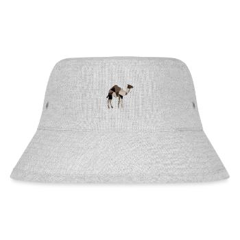 Kamel - Stanley/Stella recycelter Bucket Hat - Grau meliert - Vorne