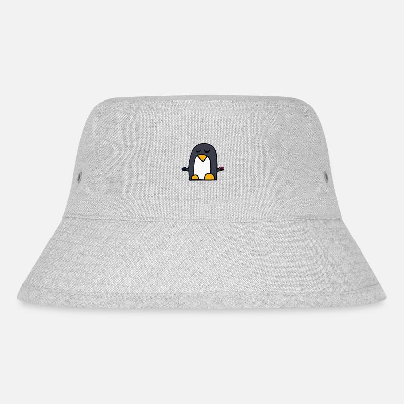 red pill or blue pill? Penguin from the Matri - Stanley/Stella Recycled Bucket Hat - heather grey