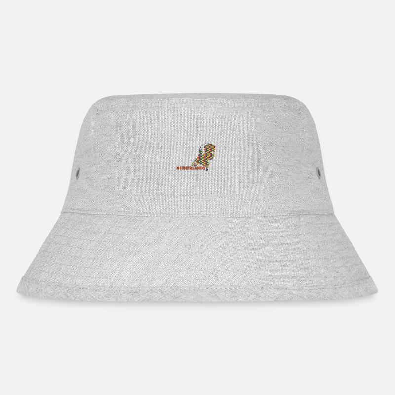 Netherlands Pride - Stanley/Stella Recycled Bucket Hat - heather grey