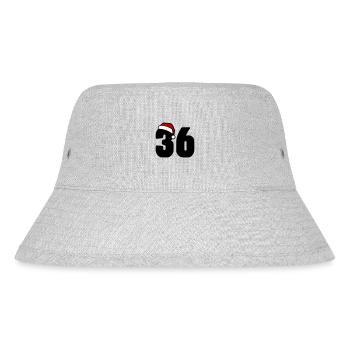 36 Number Christmas - Stanley/Stella Recycled Bucket Hat - heather grey - Front