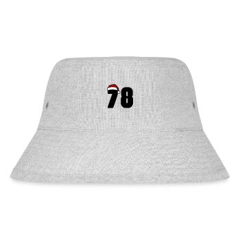 78 Number Christmas - Stanley/Stella Recycled Bucket Hat - heather grey - Front