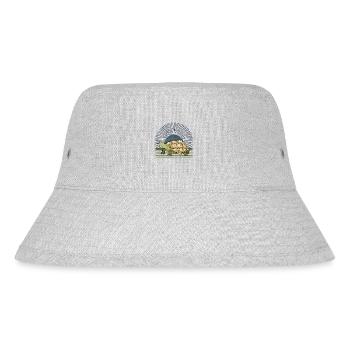 Schildkröte - Stanley/Stella recycelter Bucket Hat - Grau meliert - Vorne