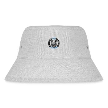 Schaf bleib ruhig und folge der Herde - Stanley/Stella recycelter Bucket Hat - Grau meliert - Vorne