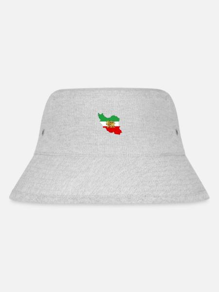 IRAN Iran - Drapeau persan - Bob recyclé Stanley/Stella - gris chiné