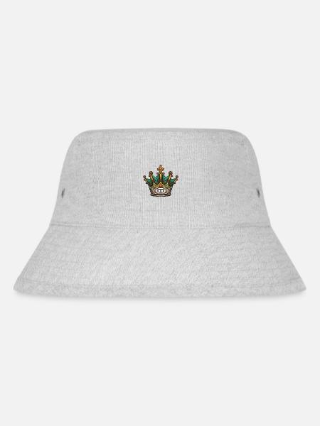 Crown Majesty Crown - Stanley/Stella Recycled Bucket Hat - heather grey