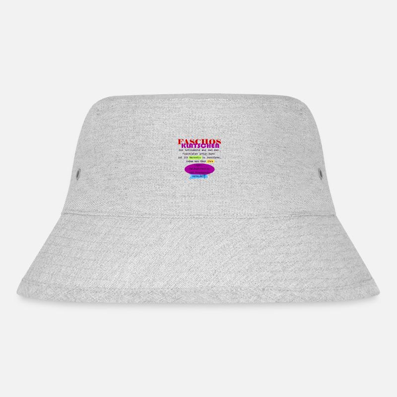 des schlimmste was man den FASCHOS antun kann - Stanley/Stella recycelter Bucket Hat - Grau meliert