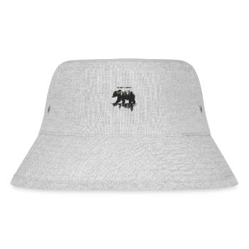 Preserve & Protect Schwarzbär Wildnis Umwelt Natur - Stanley/Stella recycelter Bucket Hat - Grau meliert - Vorne
