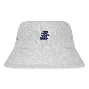 Himmlischer Wanderer - Stanley/Stella recycelter Bucket Hat - Grau meliert - Vorne