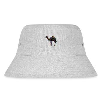 Camel - Stanley/Stella Recycled Bucket Hat - heather grey - Front