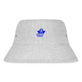 Raupe Säbel Piraten Kapitän Mütze Lustig Süß Comic - Stanley/Stella recycelter Bucket Hat - Grau meliert - Vorne