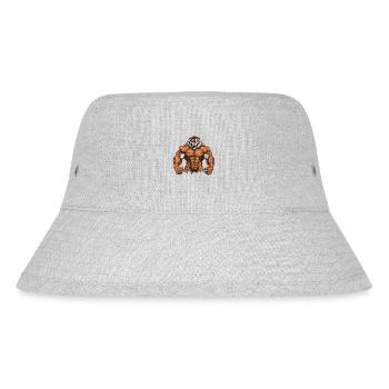 Tiger Beast Fitness Muscles - Stanley/Stella Recycled Bucket Hat - heather grey - Front