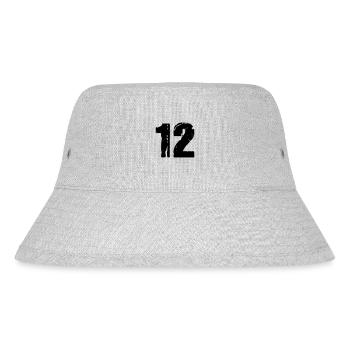 12 - Stanley/Stella recycelter Bucket Hat - Grau meliert - Vorne
