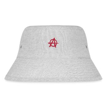 Anarchy - Stanley/Stella Recycled Bucket Hat - heather grey - Front