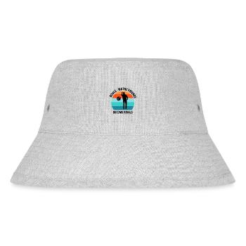 Boule Petanque Boccia Boules - Stanley/Stella recycelter Bucket Hat - Grau meliert - Vorne