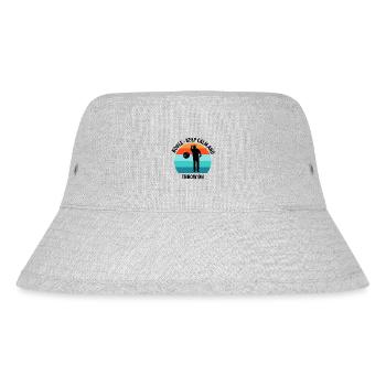 Boule Petanque Boccia Boules - Stanley/Stella recycelter Bucket Hat - Grau meliert - Vorne