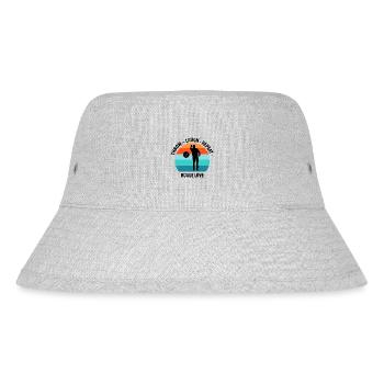 Boule Petanque Boccia Boules - Stanley/Stella recycelter Bucket Hat - Grau meliert - Vorne