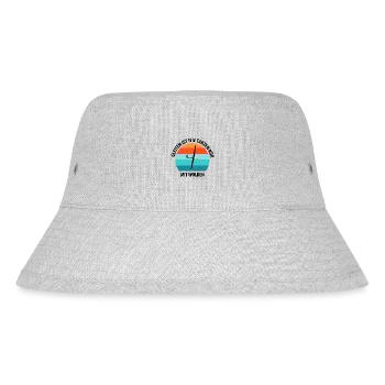 Segelflieger Segelfliegen Segelflugzeug Fliegen - Stanley/Stella recycelter Bucket Hat - Grau meliert - Vorne