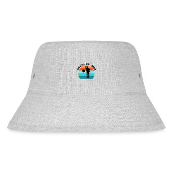 Boule Petanque Boccia Boules - Stanley/Stella recycelter Bucket Hat - Grau meliert - Vorne