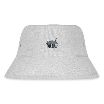 Cat MEOW - Stanley/Stella Recycled Bucket Hat - heather grey - Front
