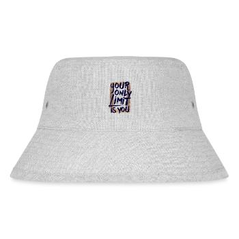 Your only limit is you - Stanley/Stella Recycled Bucket Hat - heather grey - Front