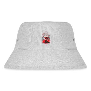 milan - Stanley/Stella recycelter Bucket Hat - Grau meliert - Vorne