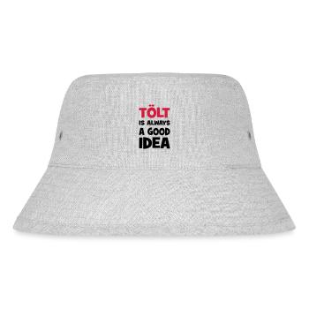 tölt is always a good idea - Stanley/Stella Recycled Bucket Hat - heather grey - Front