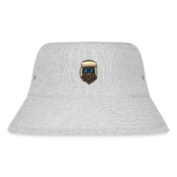 Bär - Stanley/Stella recycelter Bucket Hat - Grau meliert - Vorne