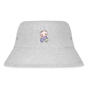 Manga - Stanley/Stella recycelter Bucket Hat - Grau meliert - Vorne