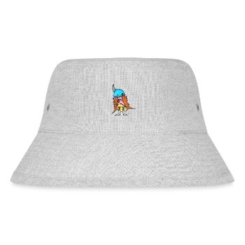 Clown - Stanley/Stella recycelter Bucket Hat - Grau meliert - Vorne