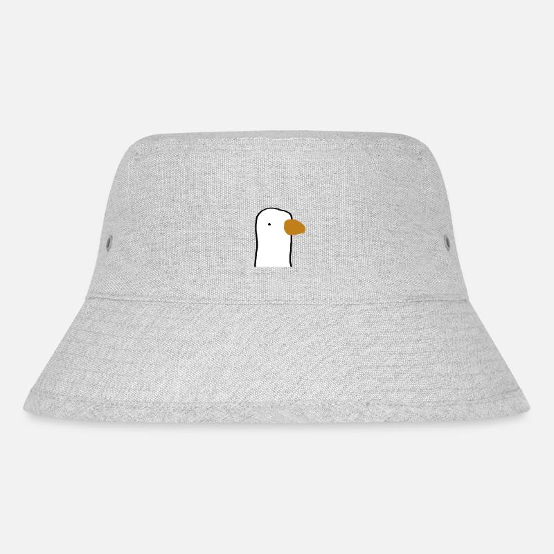 duck - Stanley/Stella Recycled Bucket Hat - heather grey