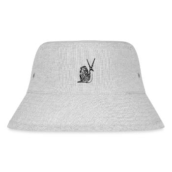 Vintage cute snail - Stanley/Stella Recycled Bucket Hat - heather grey - Front