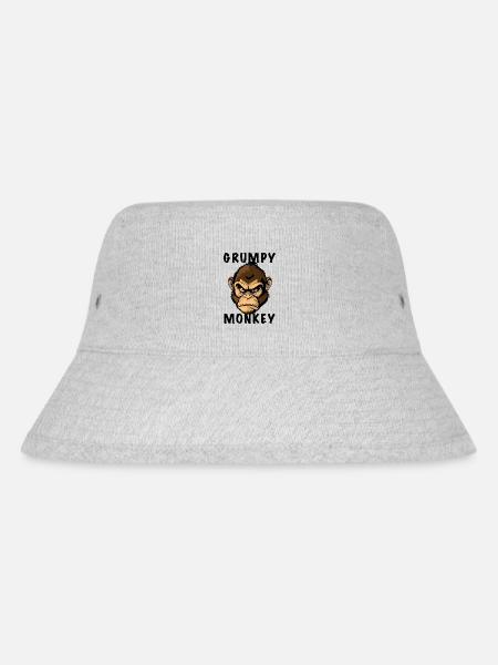 SINGE GRINCHEUX - Bob recyclé Stanley/Stella - gris chiné