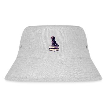 Dogs Book Read Dog Owner Dog Books Labrador - Stanley/Stella Recycled Bucket Hat - heather grey - Front