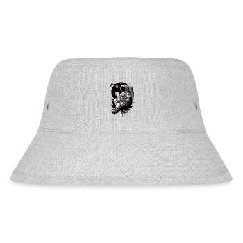 Astronaut on the moon - Stanley/Stella Recycled Bucket Hat - heather grey - Front