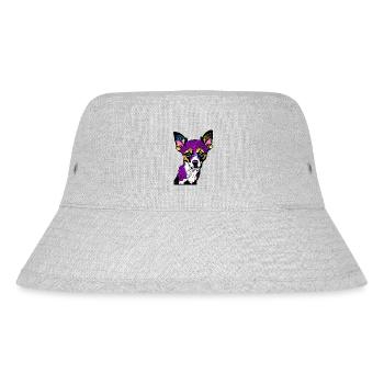 Chien heureux. Chiens heureux. Chihuahua! - Bob recyclé Stanley/Stella - gris chiné - Devant