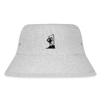 DELIVERY FLAM Flamingo Society - Stanley/Stella recycelter Bucket Hat - Grau meliert - Vorne