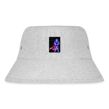 Superhelden Neon - Stanley/Stella recycelter Bucket Hat - Grau meliert - Vorne