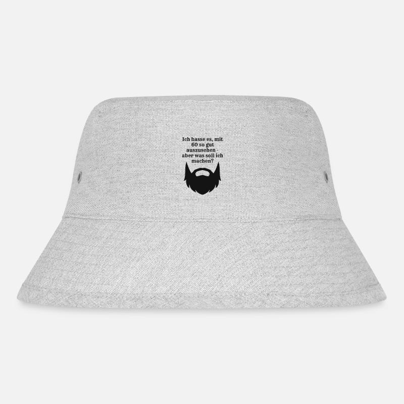 Ich hasse es, mit 60 so gut auszusehen - Stanley/Stella recycelter Bucket Hat - Grau meliert