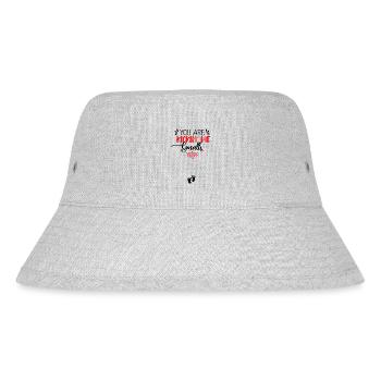 You are kickin' me smalls - Stanley/Stella recycelter Bucket Hat - Grau meliert - Vorne